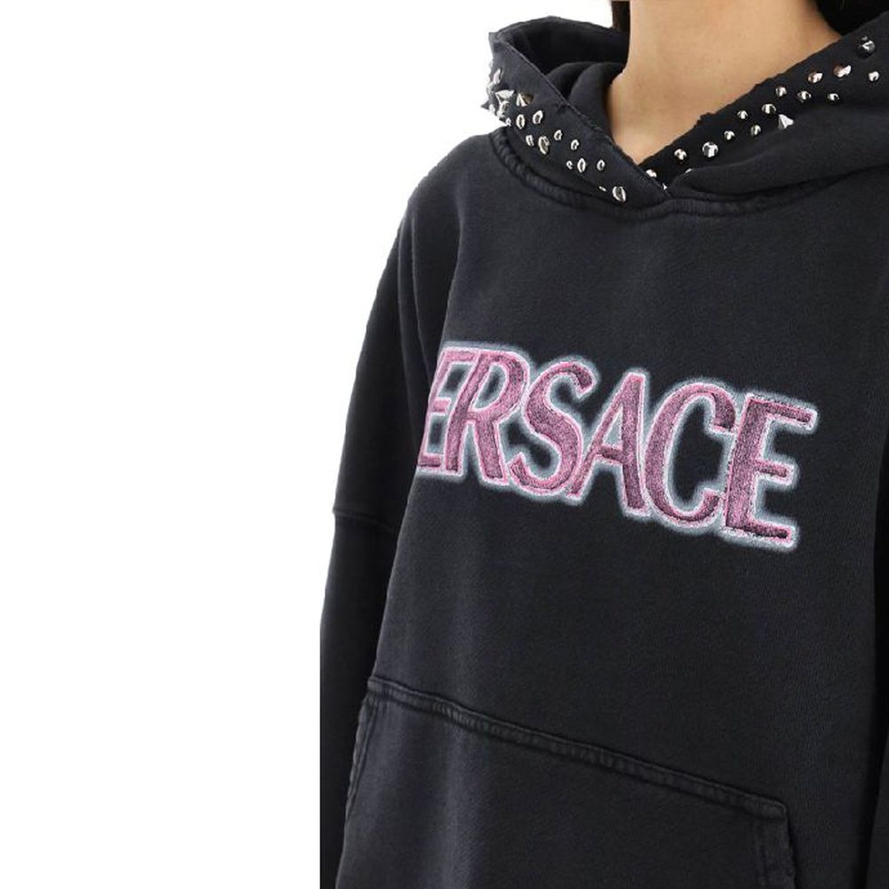 Versace Black Sweatshirt for Women side view