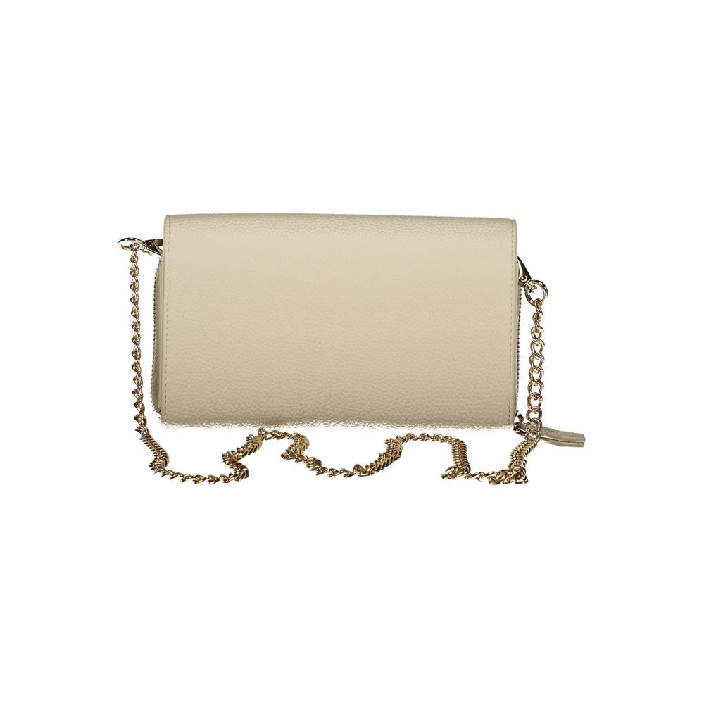 Portefeuille femme Valentino beige en polyuréthane