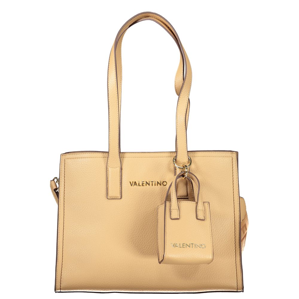 Valentino Beige Polyethylene Handbag