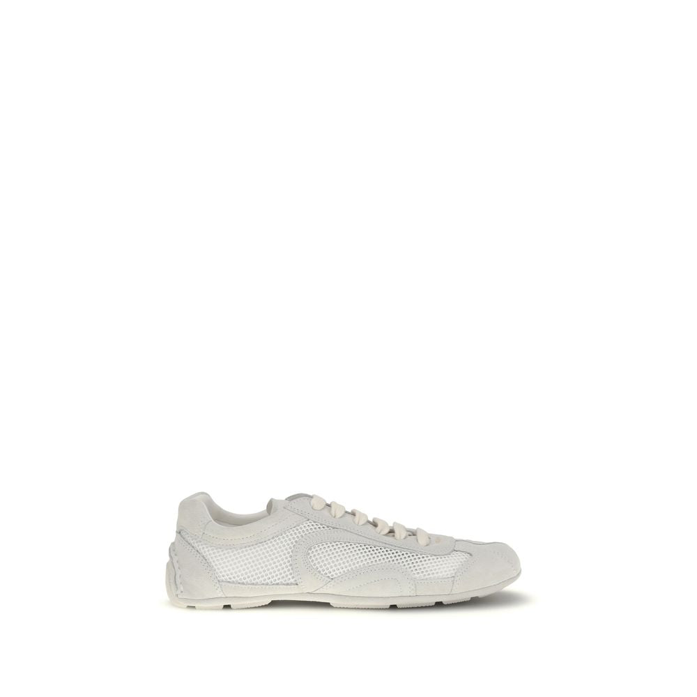 Prada White Low Top Sneakers for Women
