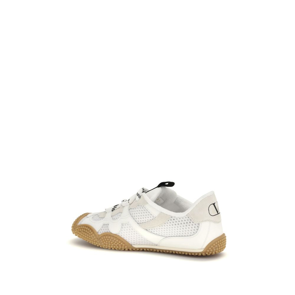 Valentino Garavani White Athletic Sneakers for Women detail view