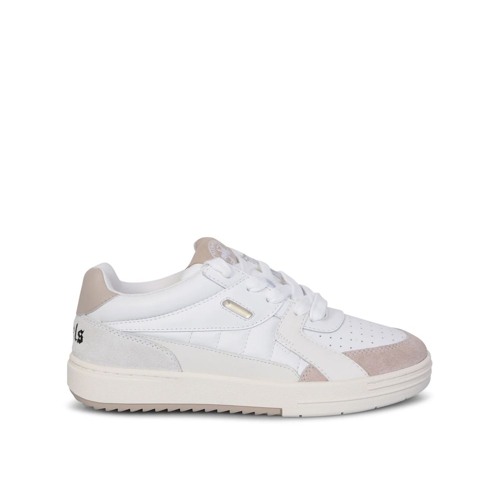 Baskets Palm Angels en cuir de veau blanc