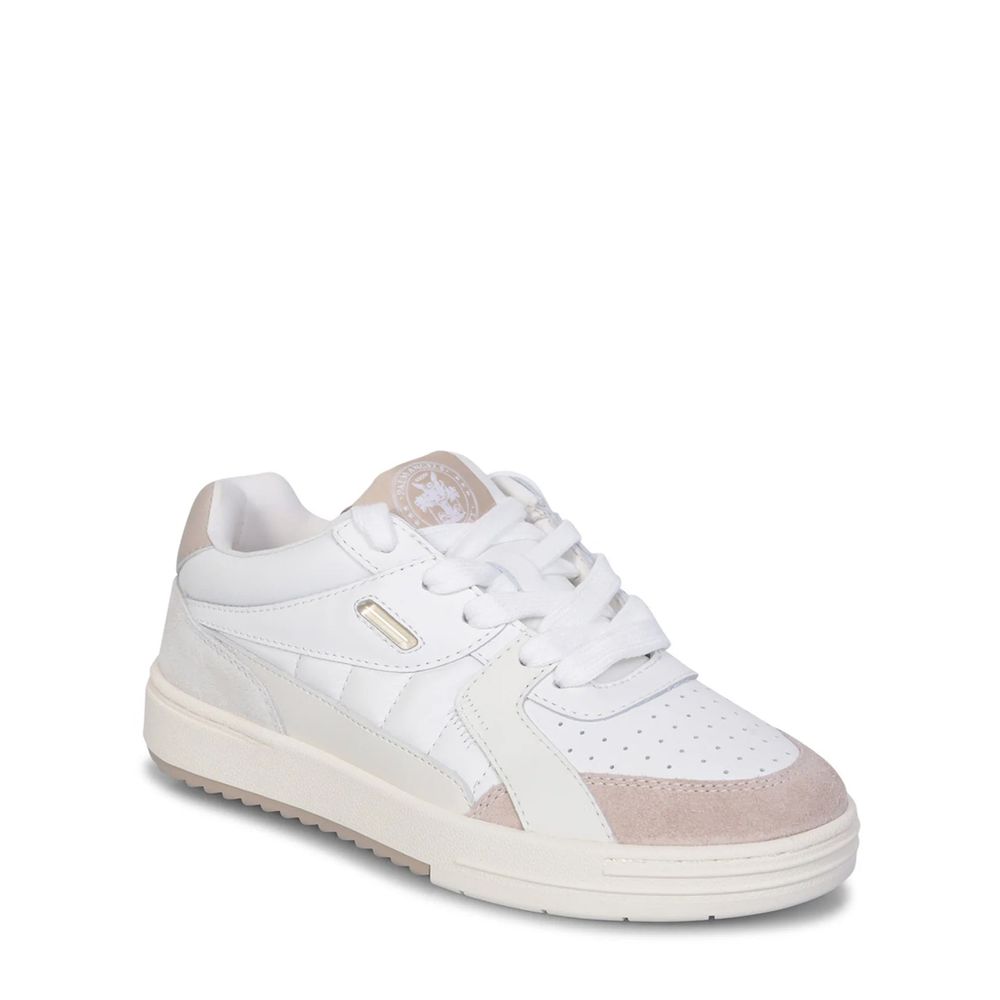 Baskets Palm Angels en cuir de veau blanc