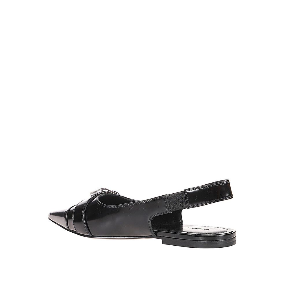 Givenchy Black Calfskin Ballet Flats