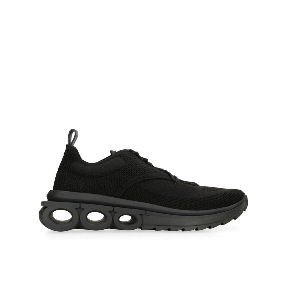 Salvatore Ferragamo Black Athletic Sneakers for Men