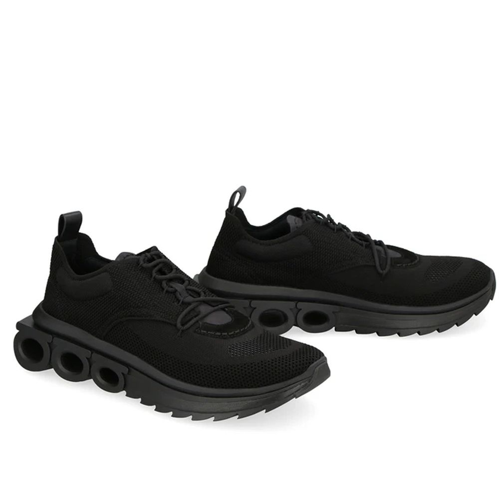 Salvatore Ferragamo Black Athletic Sneakers for Men alternate view