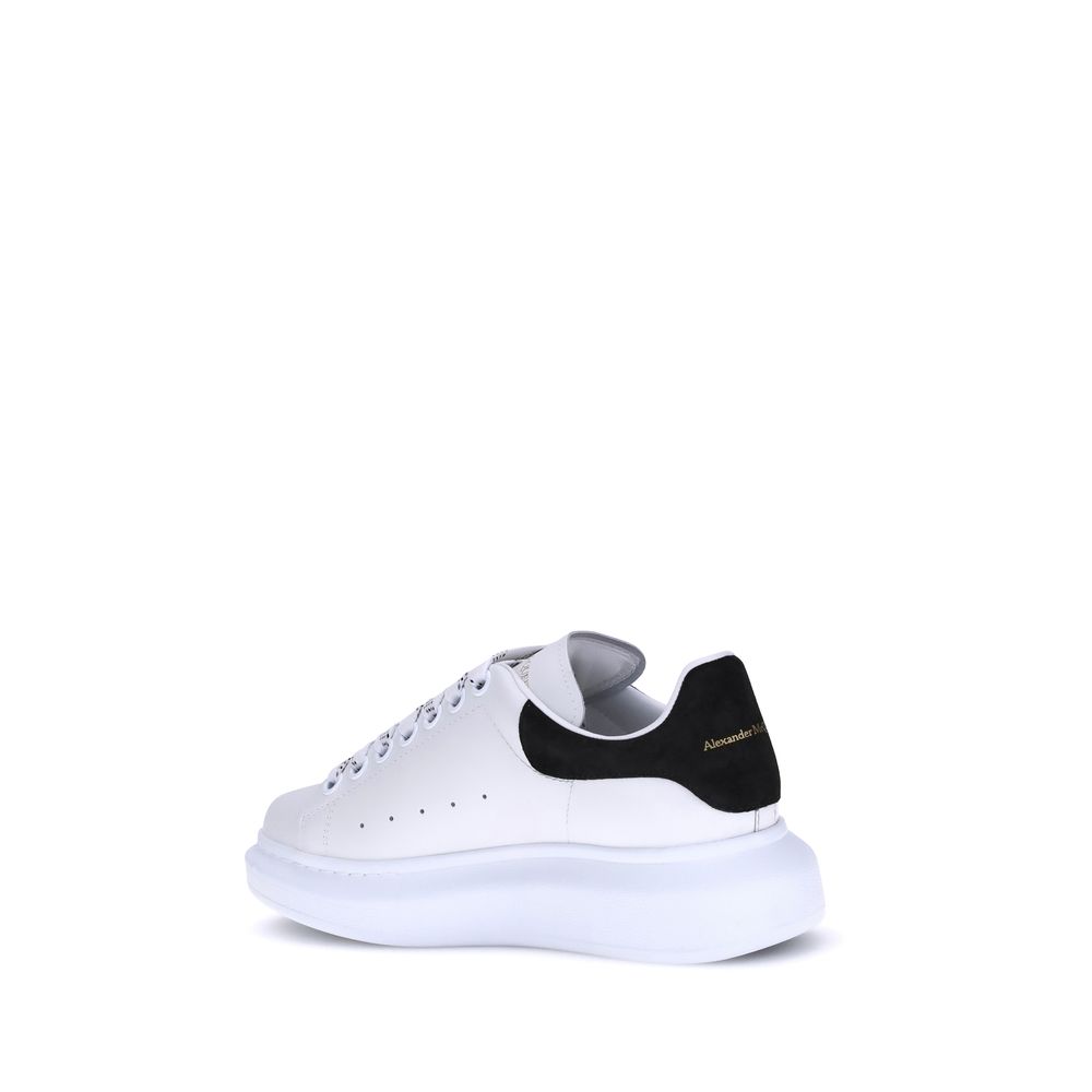 Alexander McQueen White Calf Leather Bos Taurus Platform Sneakers
