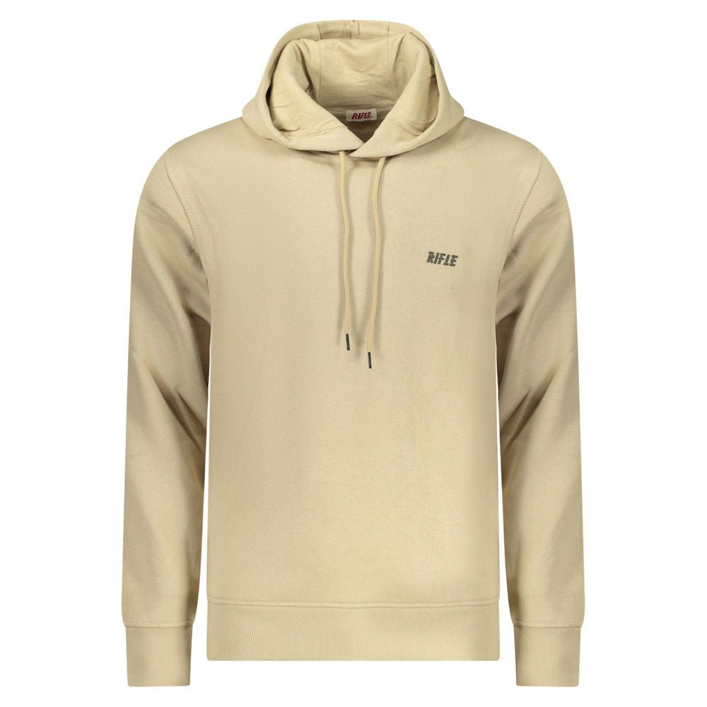 Rifle Sweat-shirt en coton beige pour homme