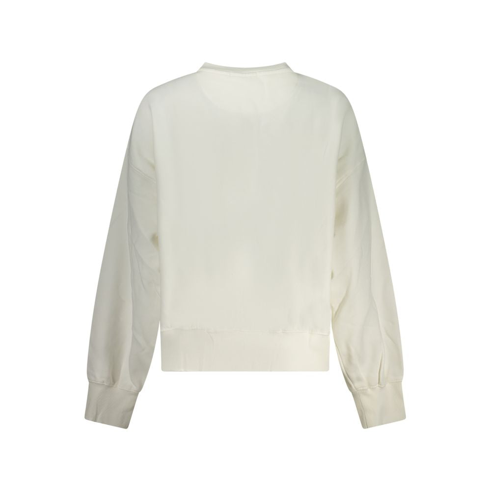 Sweat-shirt en coton blanc Pepe Jeans pour femme