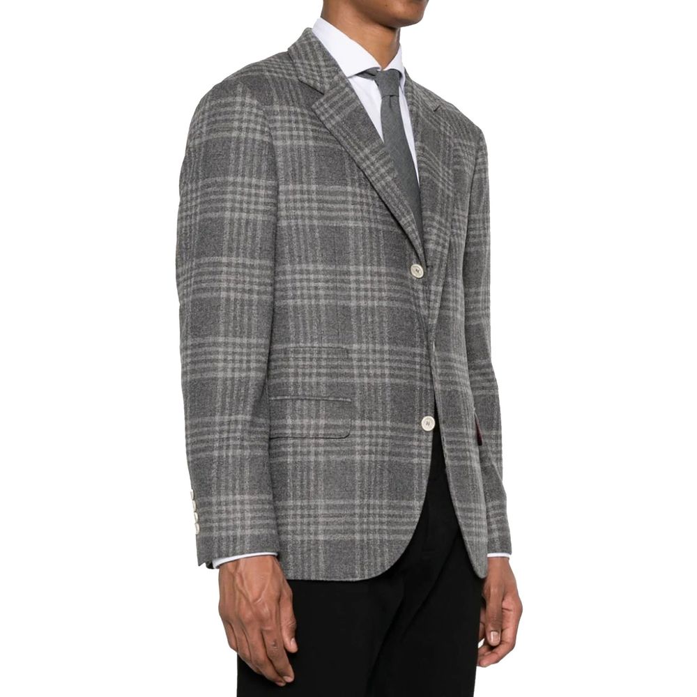 Brunello Cucinelli Grey Blazer for Men alternate view