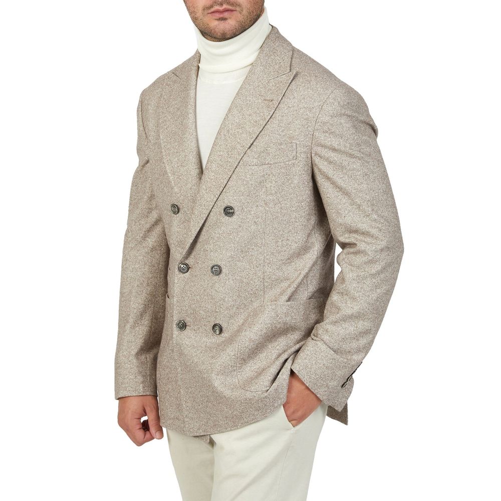 Brunello Cucinelli Beige Coat for Men alternate view