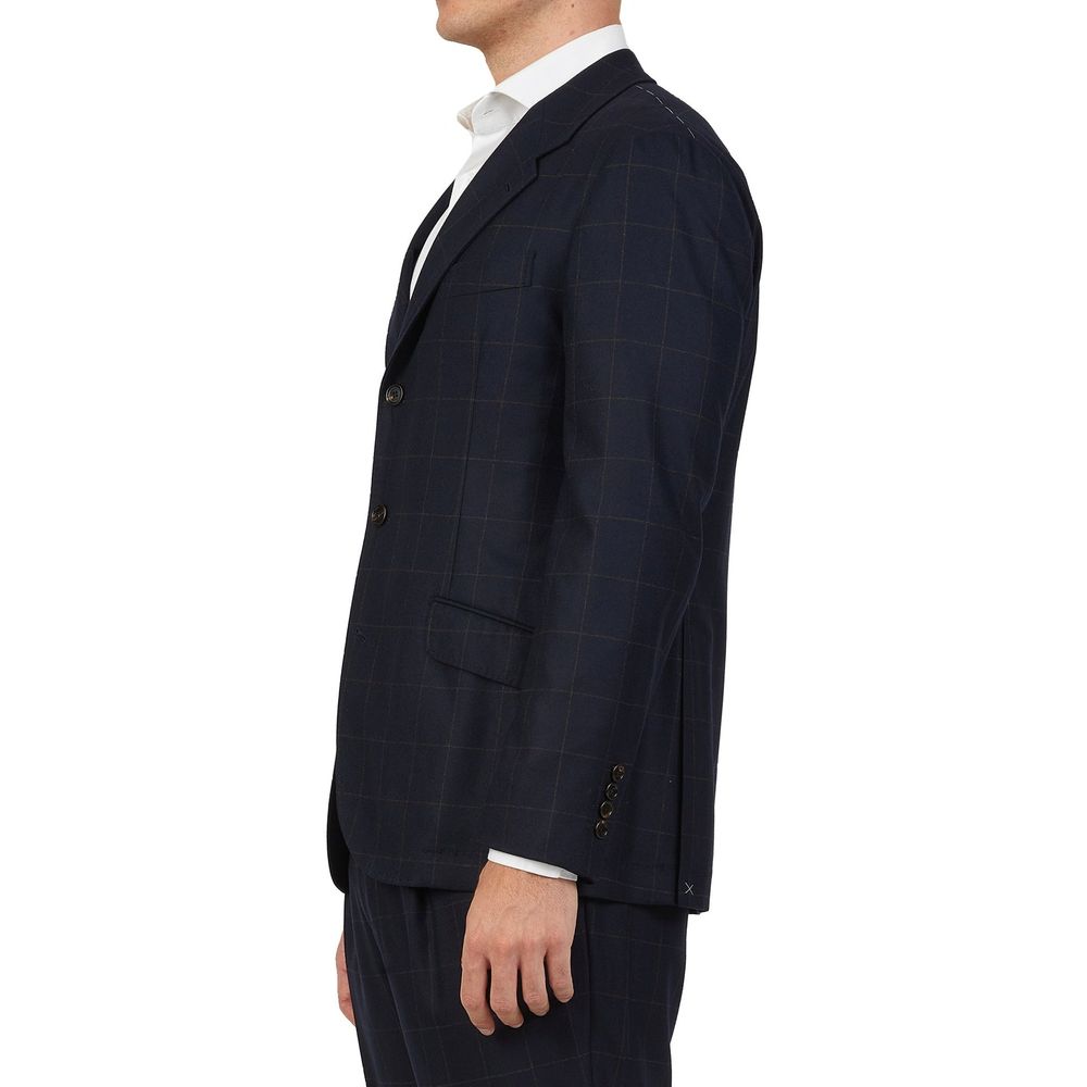 Brunello Cucinelli Blue Two Piece Suits for Men detail view