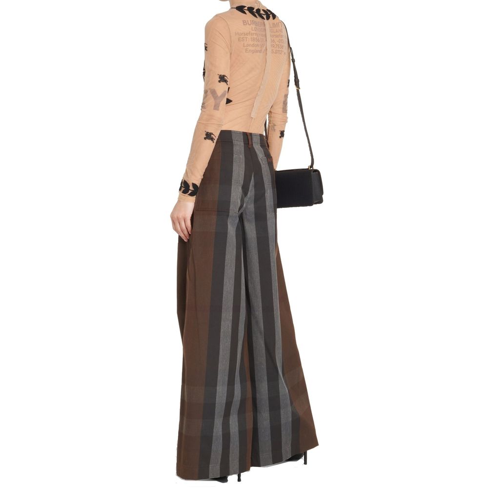 Burberry Brown Casual Pants for Women detail view