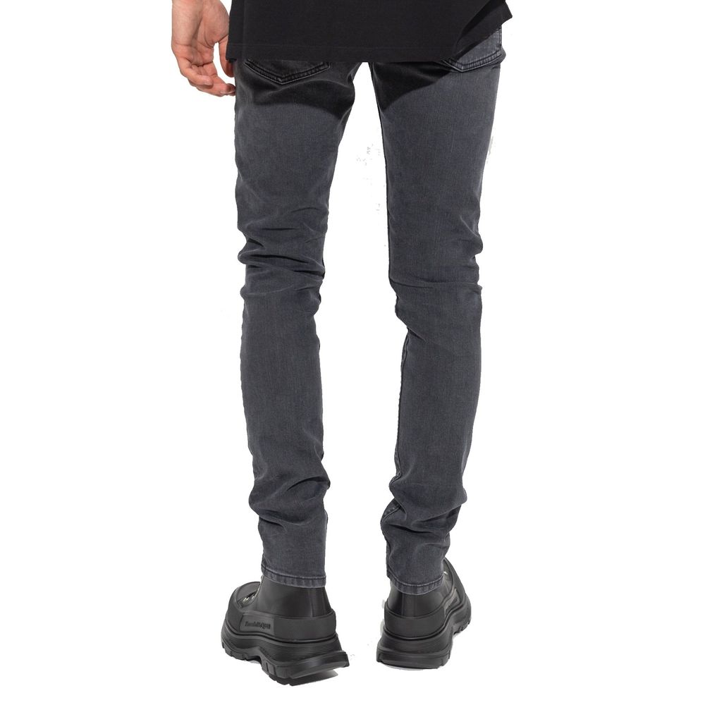 Alexander McQueen Black Skinny Jeans for Men detail view
