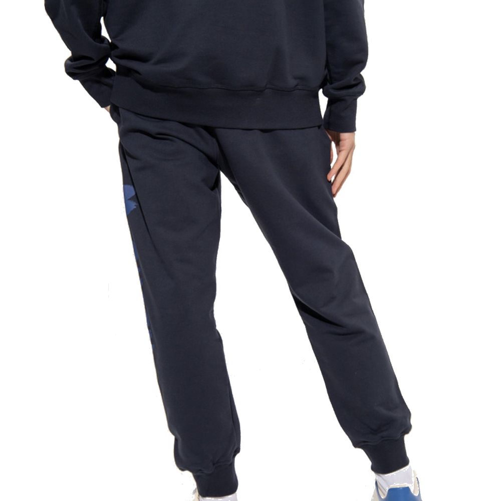 Alexander McQueen Blue Cotton Joggers (Workout Pants)