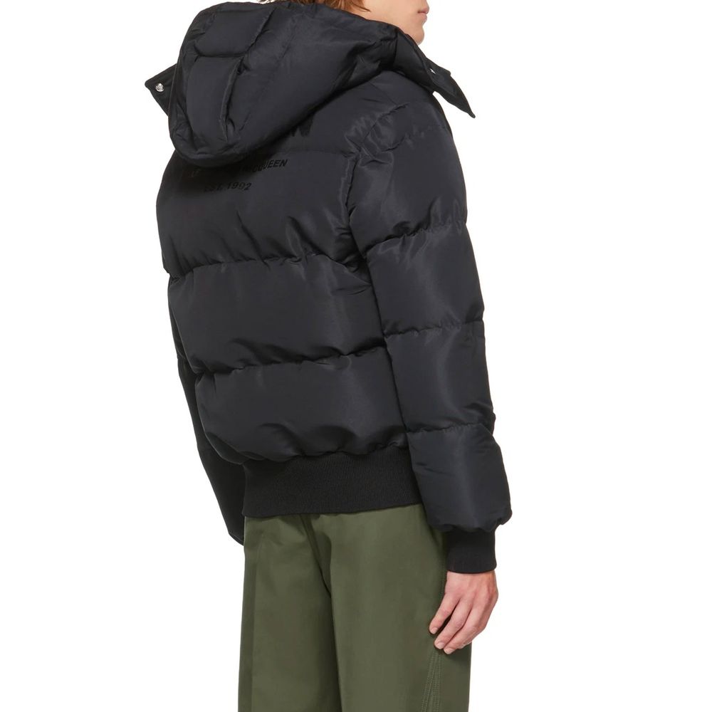 Alexander McQueen Black Bomber for Men detail view