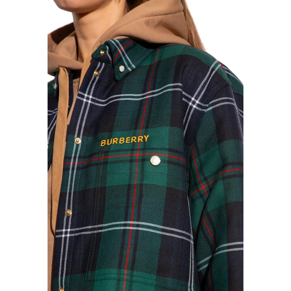 Burberry Multicolor Coat for Women side view