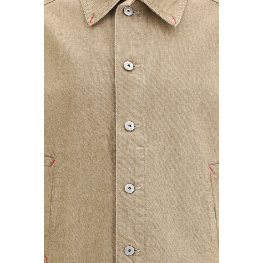 Veste en jean en coton beige Jacquemus
