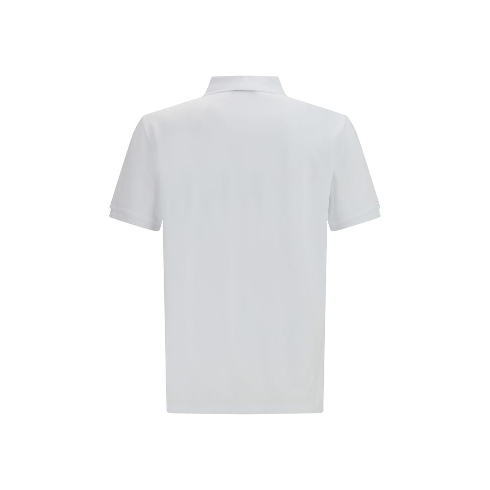 Polo Moschino en coton blanc