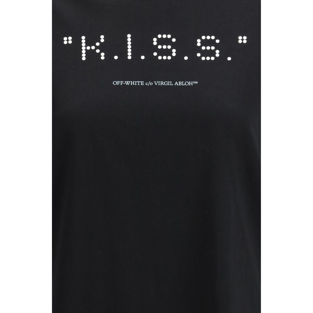 Off-White Black T-Shirts for Women detail view