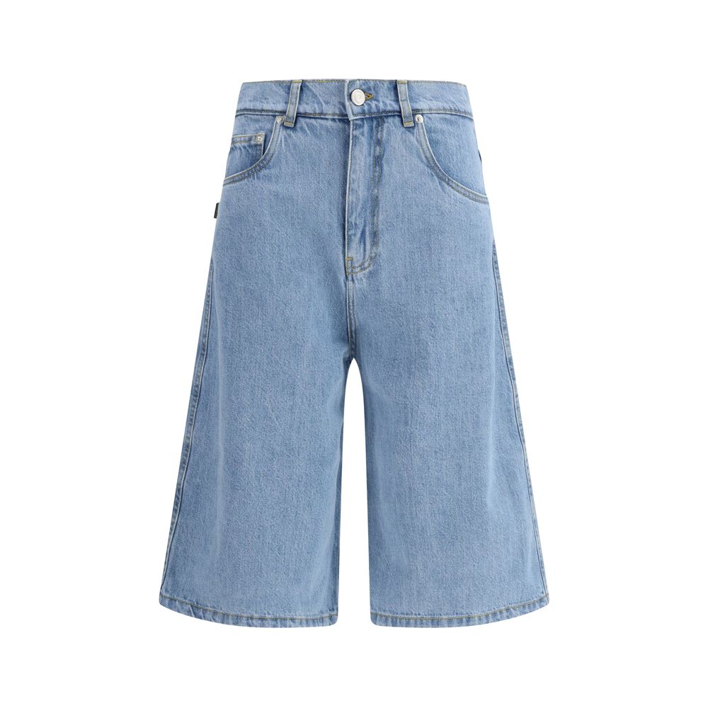 Shorts Bermudas Coperni en Coton Bleu