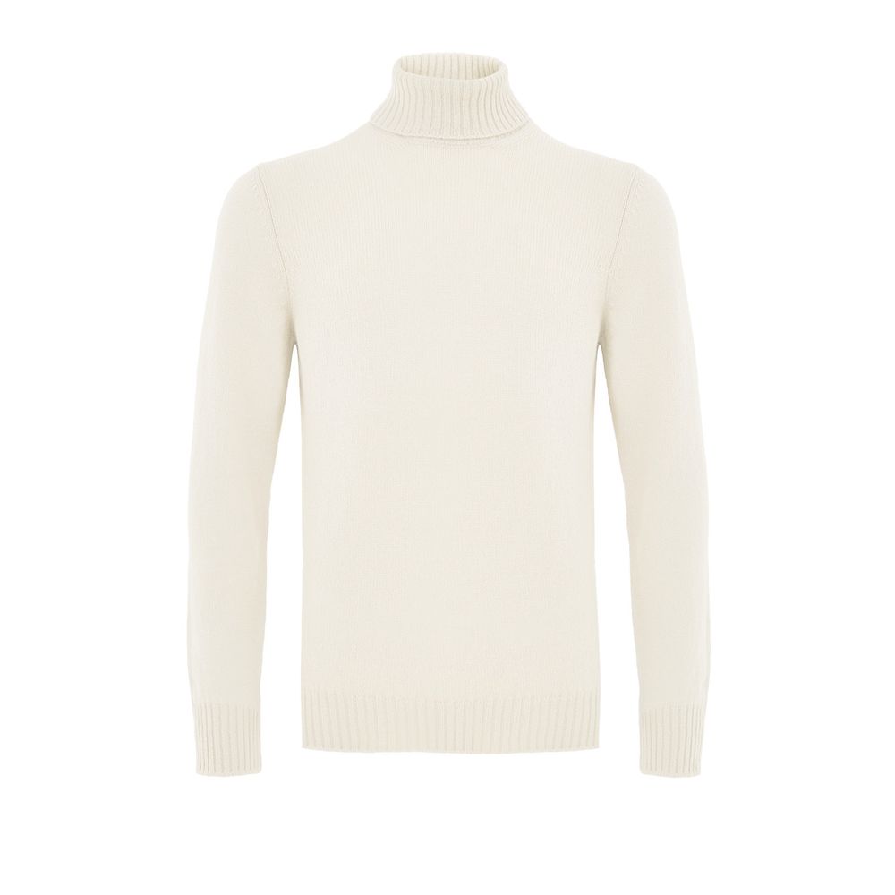 Gran Sasso White Turtleneck for Men