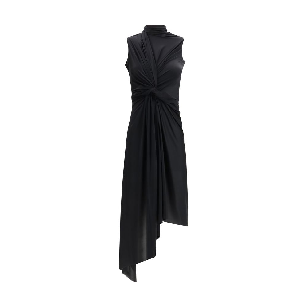 Robe décontractée noire en polyamide Balenciaga