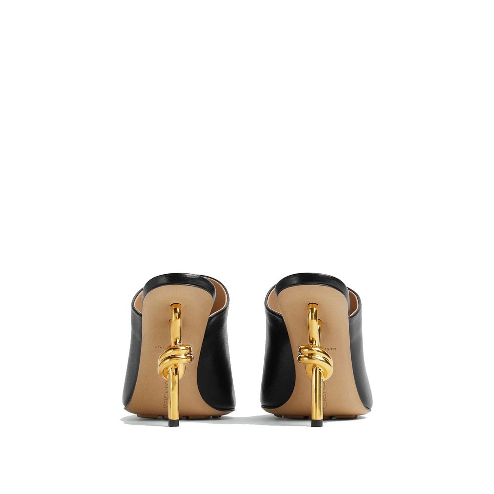 Bottega Veneta Black Mules for Women detail view