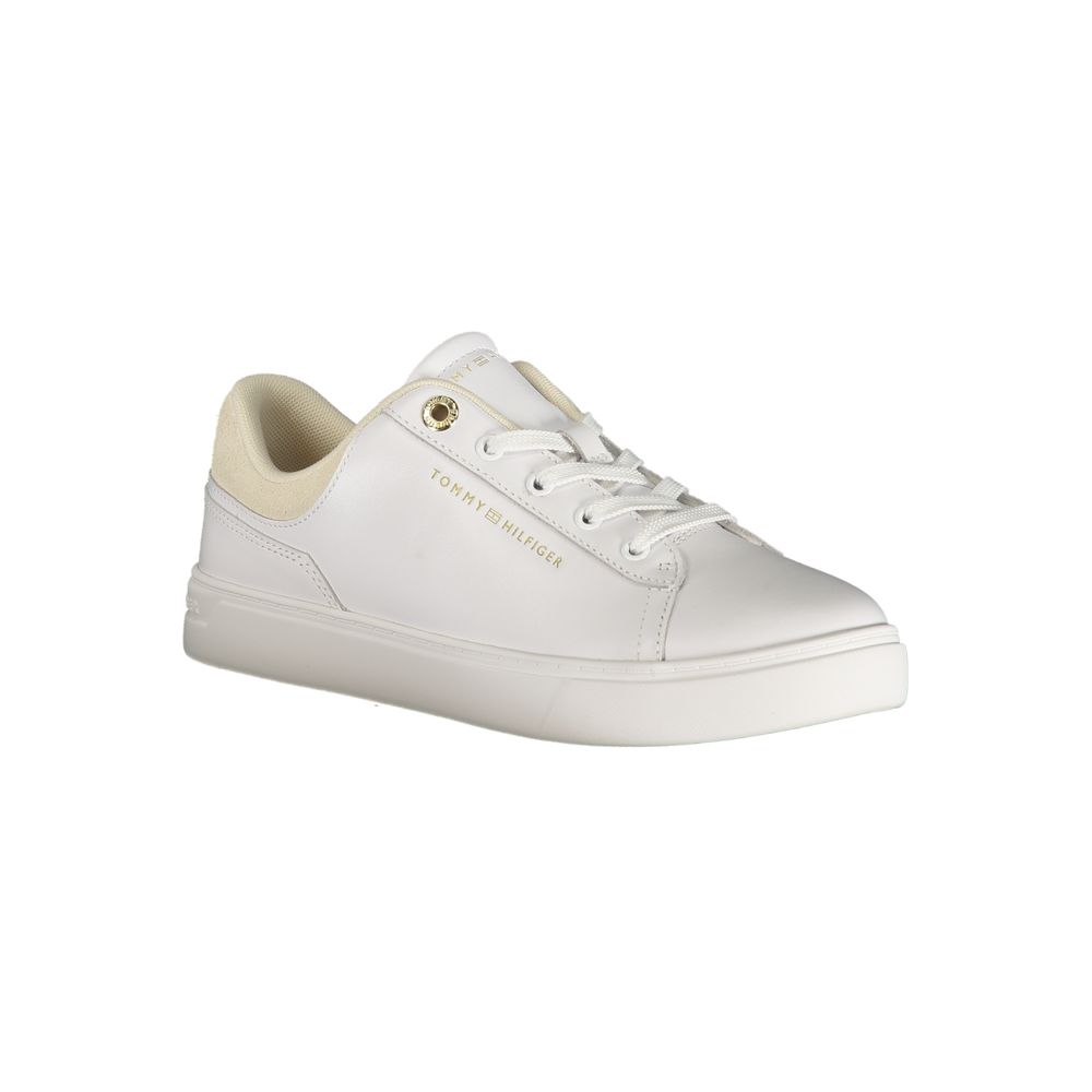 Baskets Tommy Hilfiger en Polyuréthane Blanc pour Femme