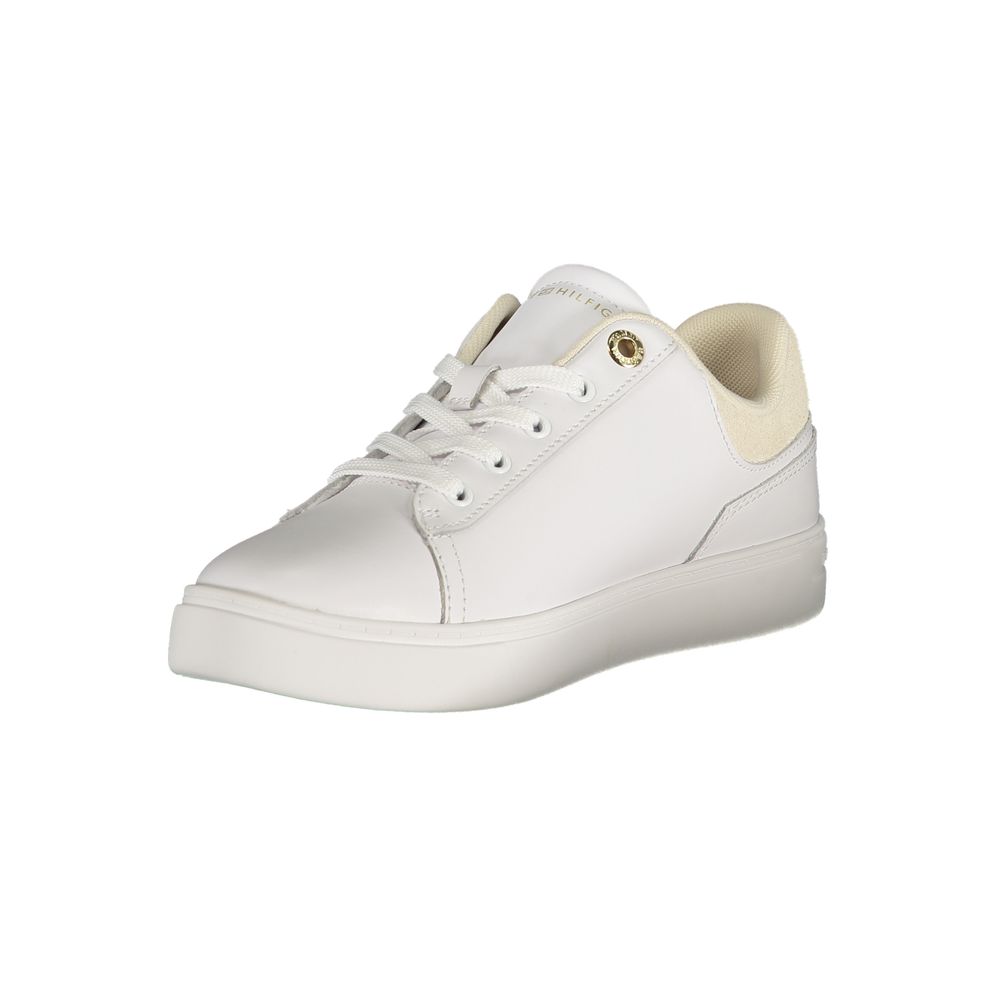 Baskets Tommy Hilfiger en Polyuréthane Blanc pour Femme