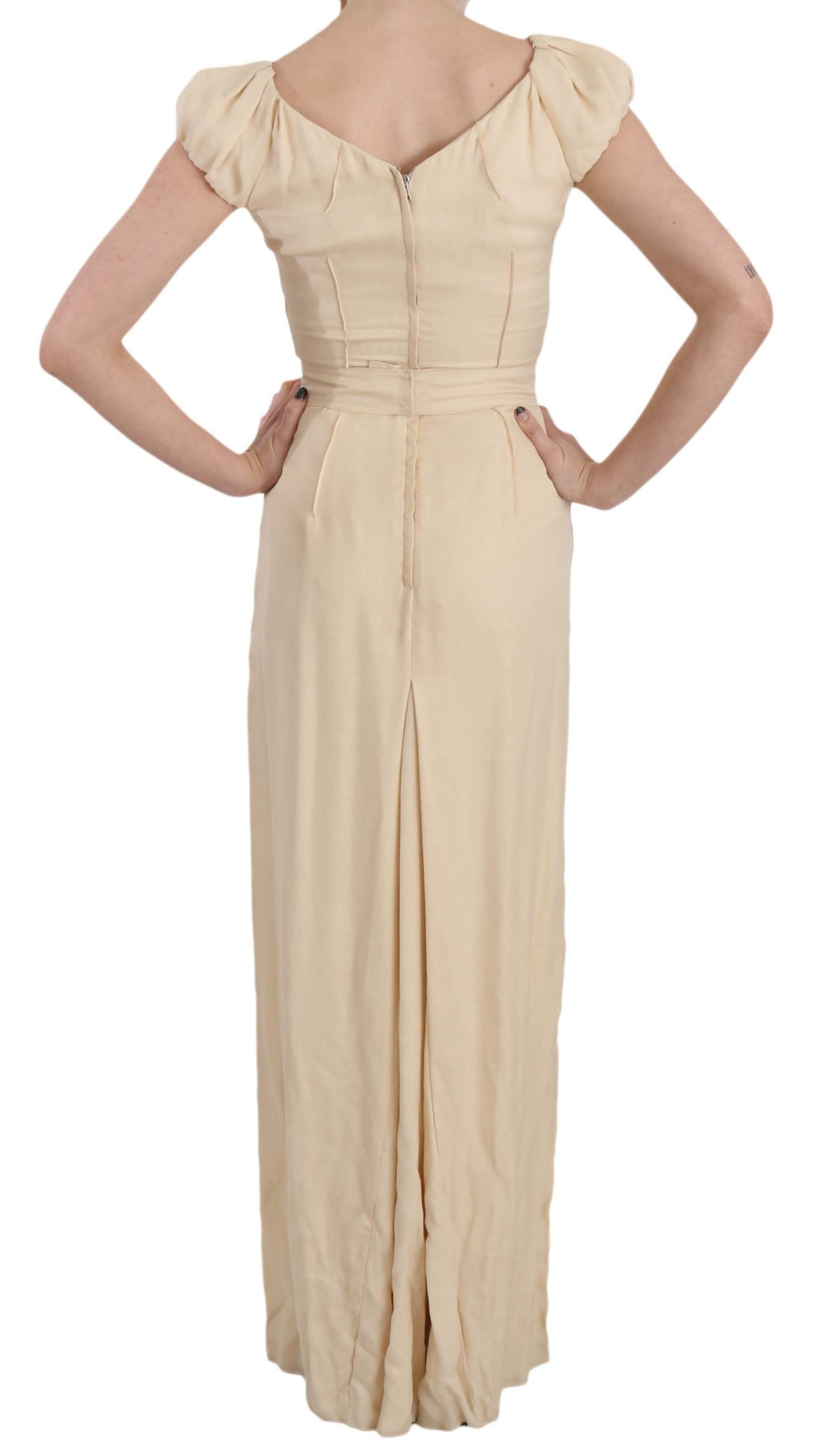 Dolce & Gabbana Beige Long Dress for Women additional view
