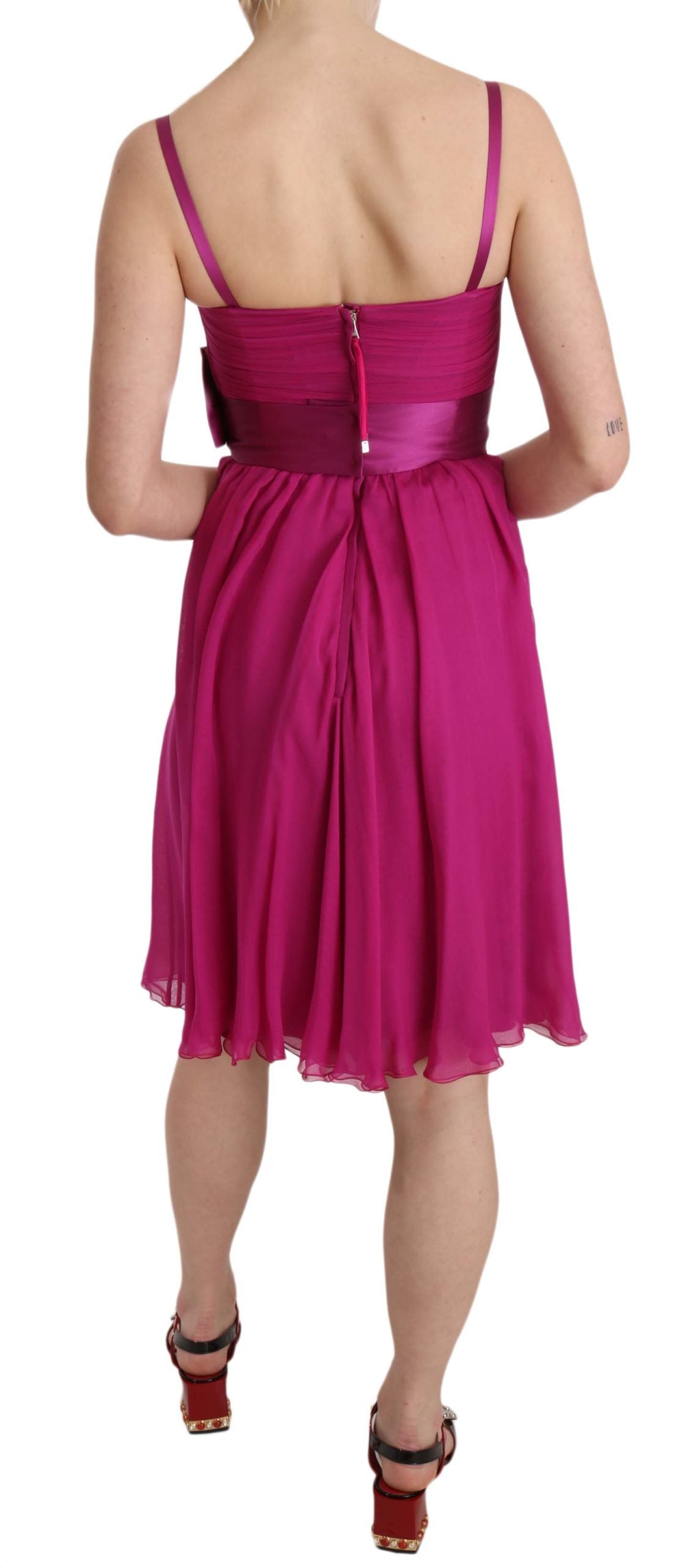 Dolce & Gabbana Pink Midi Dress for Women side view