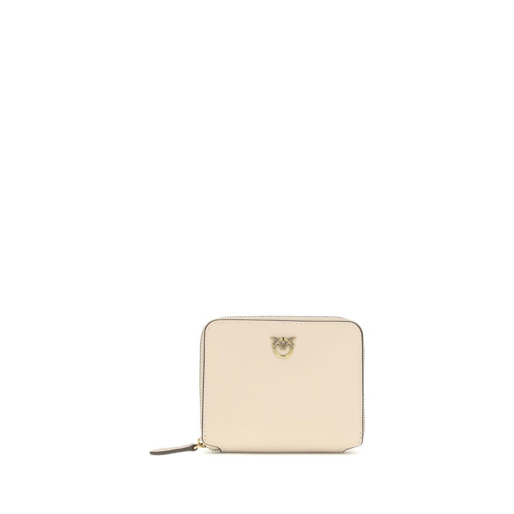 Portefeuille PINKO en cuir de veau beige Bos Taurus