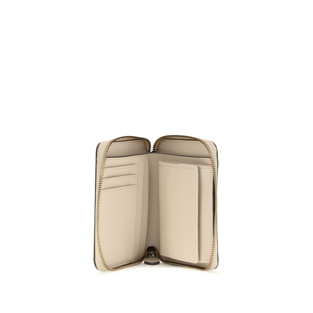 Portefeuille PINKO en cuir de veau beige Bos Taurus