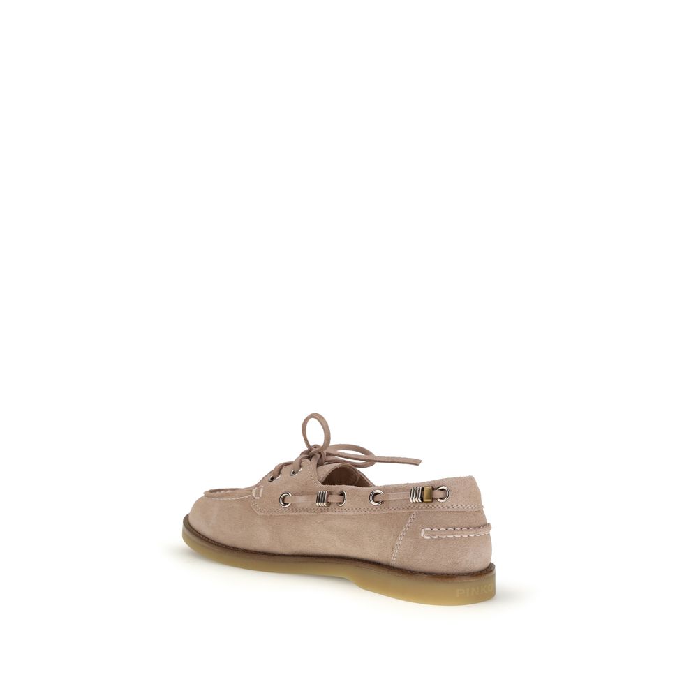 Mocassins à enfiler PINKO en cuir de veau beige