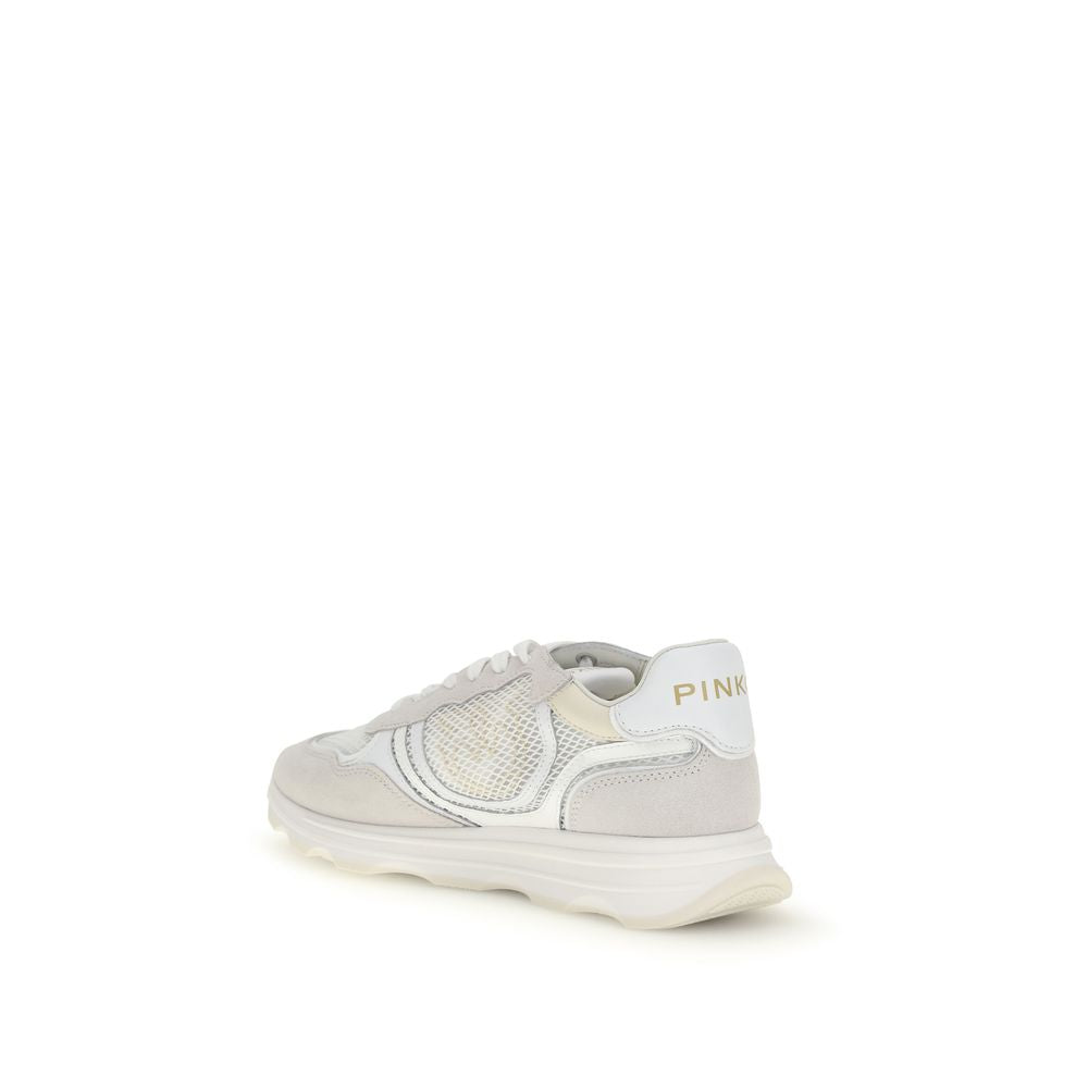 PINKO White Athletic Sneakers for Women detail view