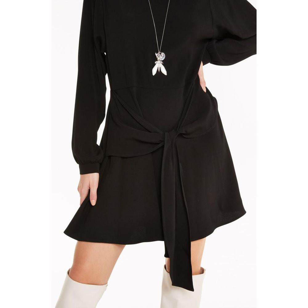 Robe décontractée noire en viscose Patrizia Pepe
