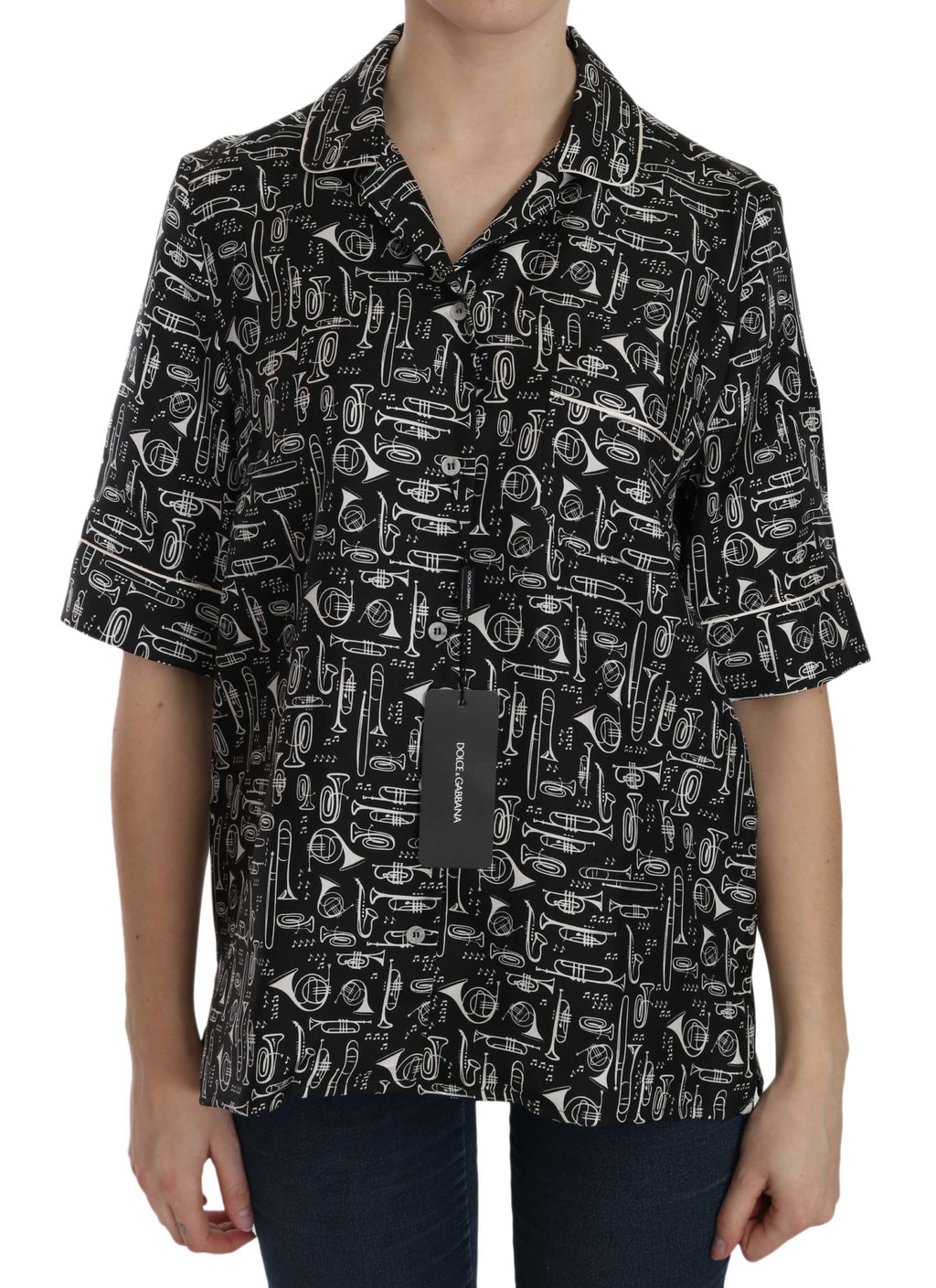 Dolce & Gabbana Black Tops for Women