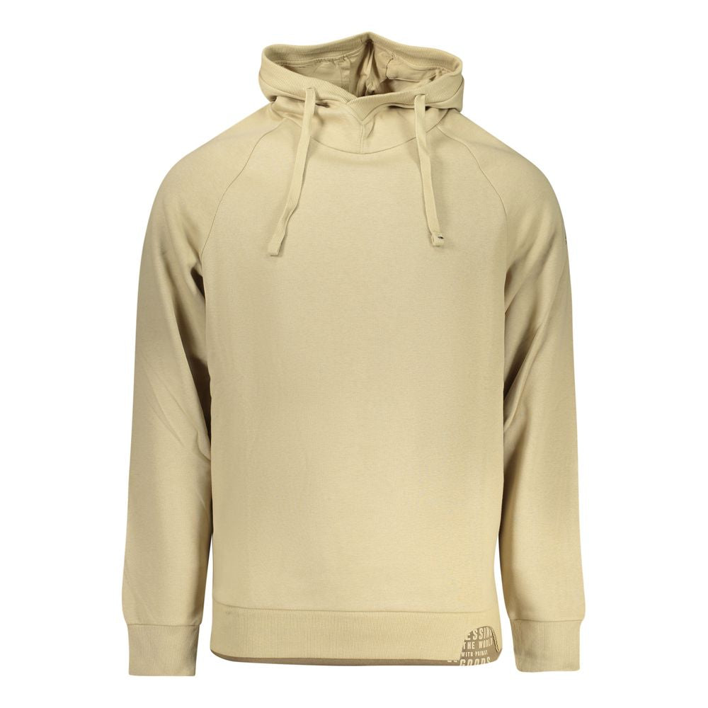 Sweat-shirt homme Rifle en coton beige