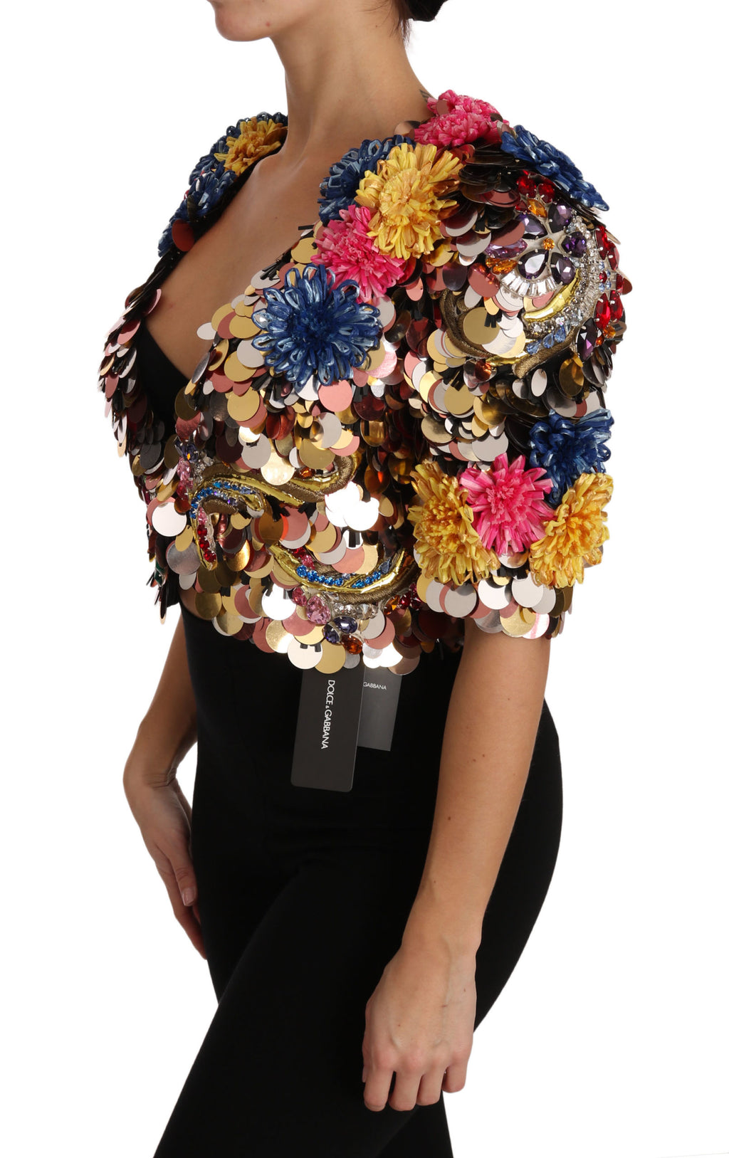 Dolce & Gabbana Multicolor Coat for Women additional view