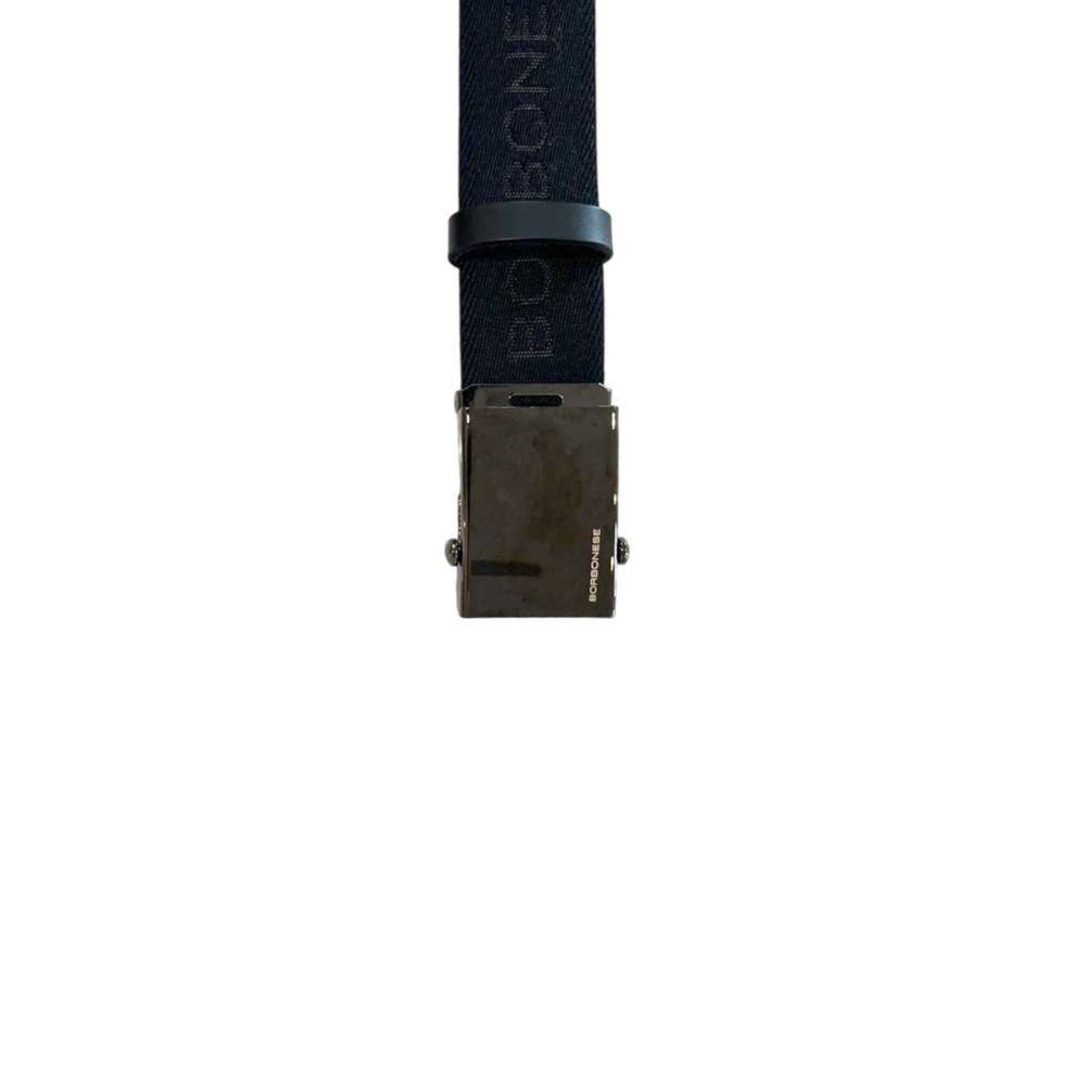 Borbonese Black Polyester Men's Belt