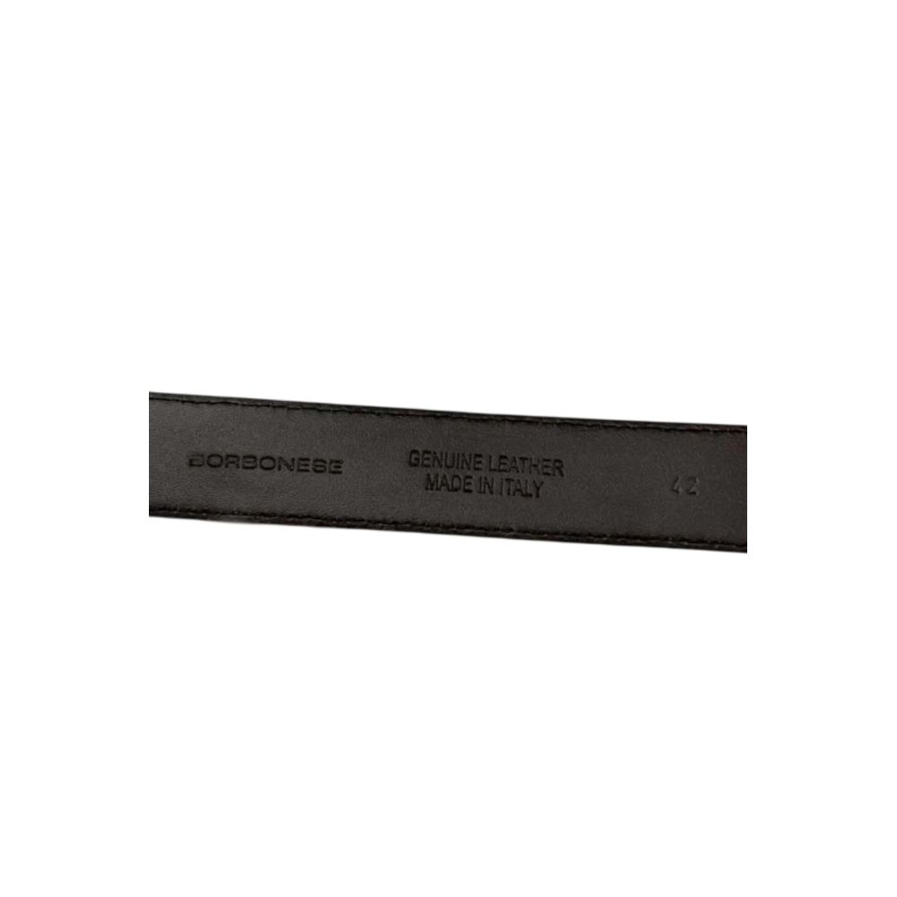 Borbonese Red Leather Women Belt