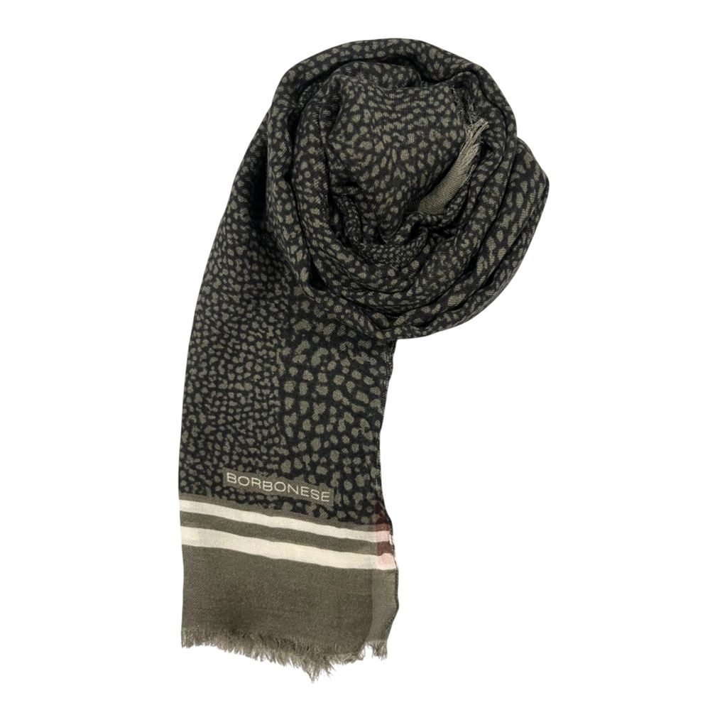 Écharpe femme Borbonese en modal gris