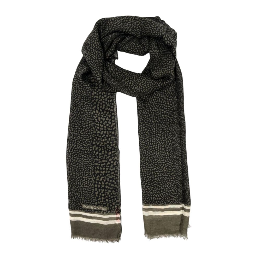 Écharpe femme Borbonese en modal gris