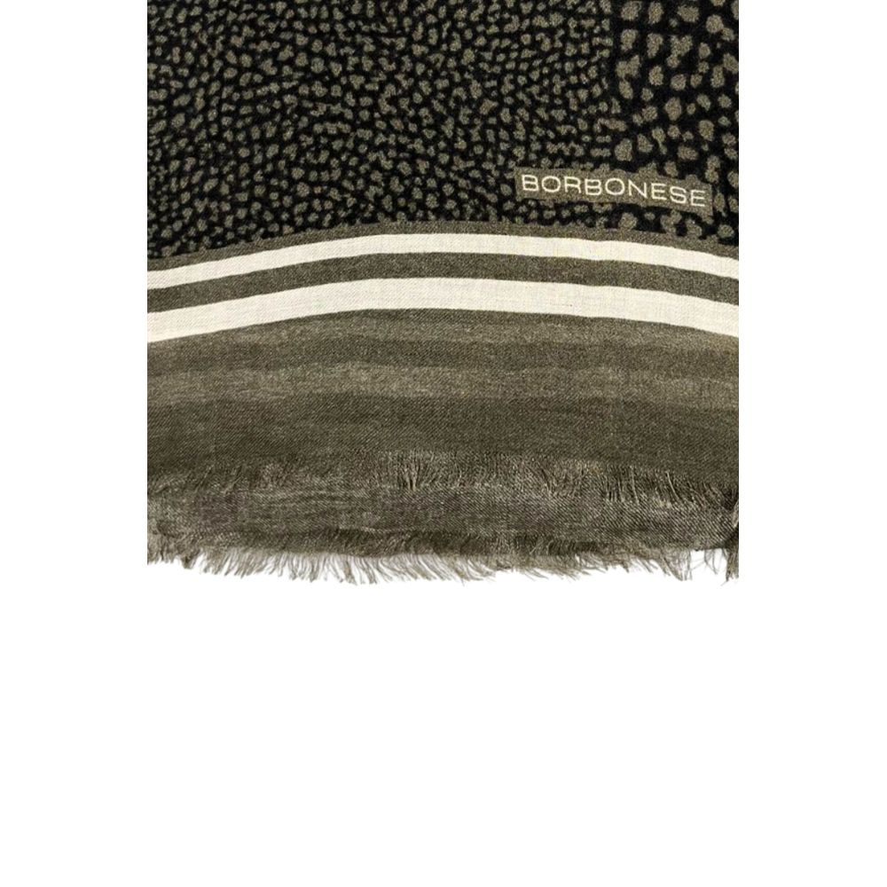 Écharpe femme Borbonese en modal gris