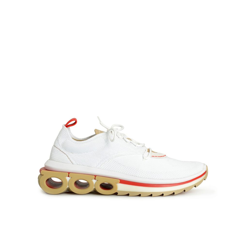 Salvatore Ferragamo White Athletic Sneakers for Men