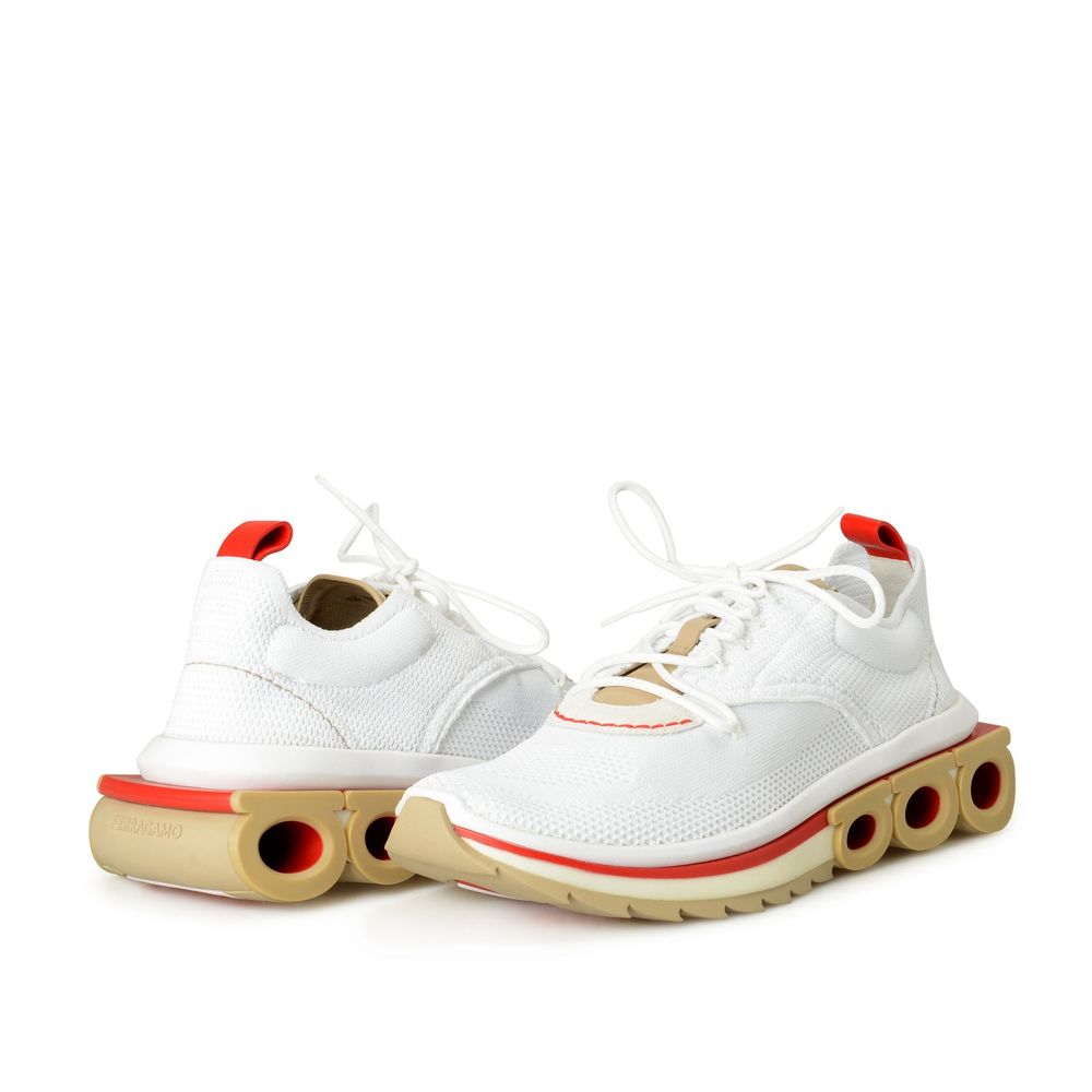 Salvatore Ferragamo White Athletic Sneakers for Men alternate view