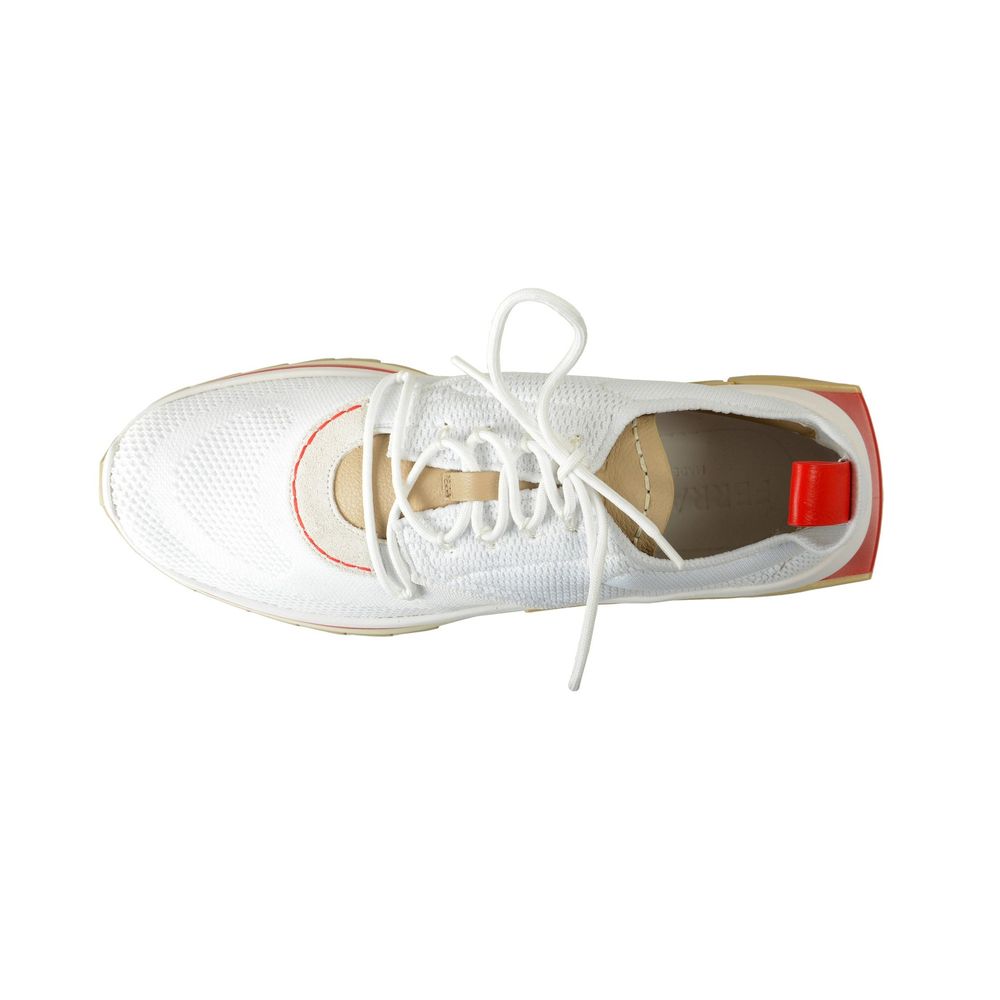 Salvatore Ferragamo White Athletic Sneakers for Men detail view