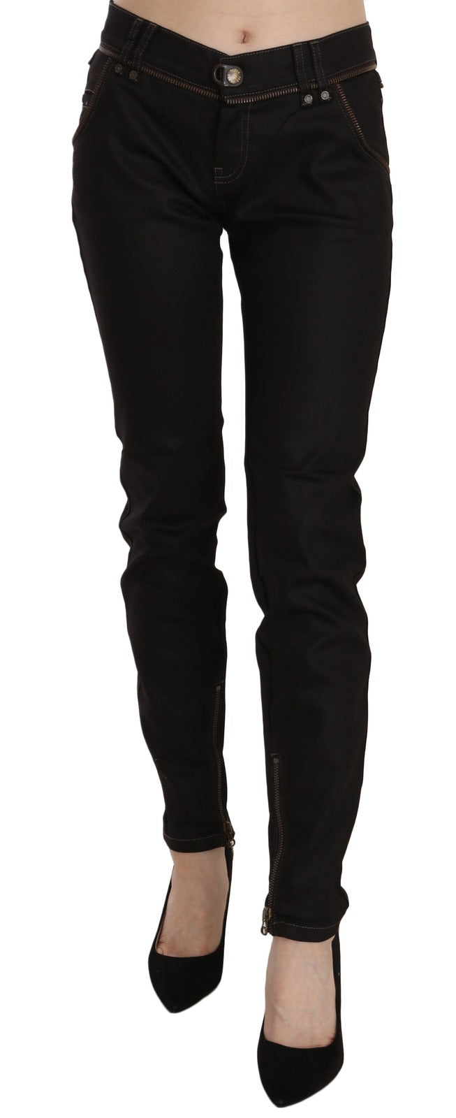 John Galliano Black Skinny Jeans for Women alternate view