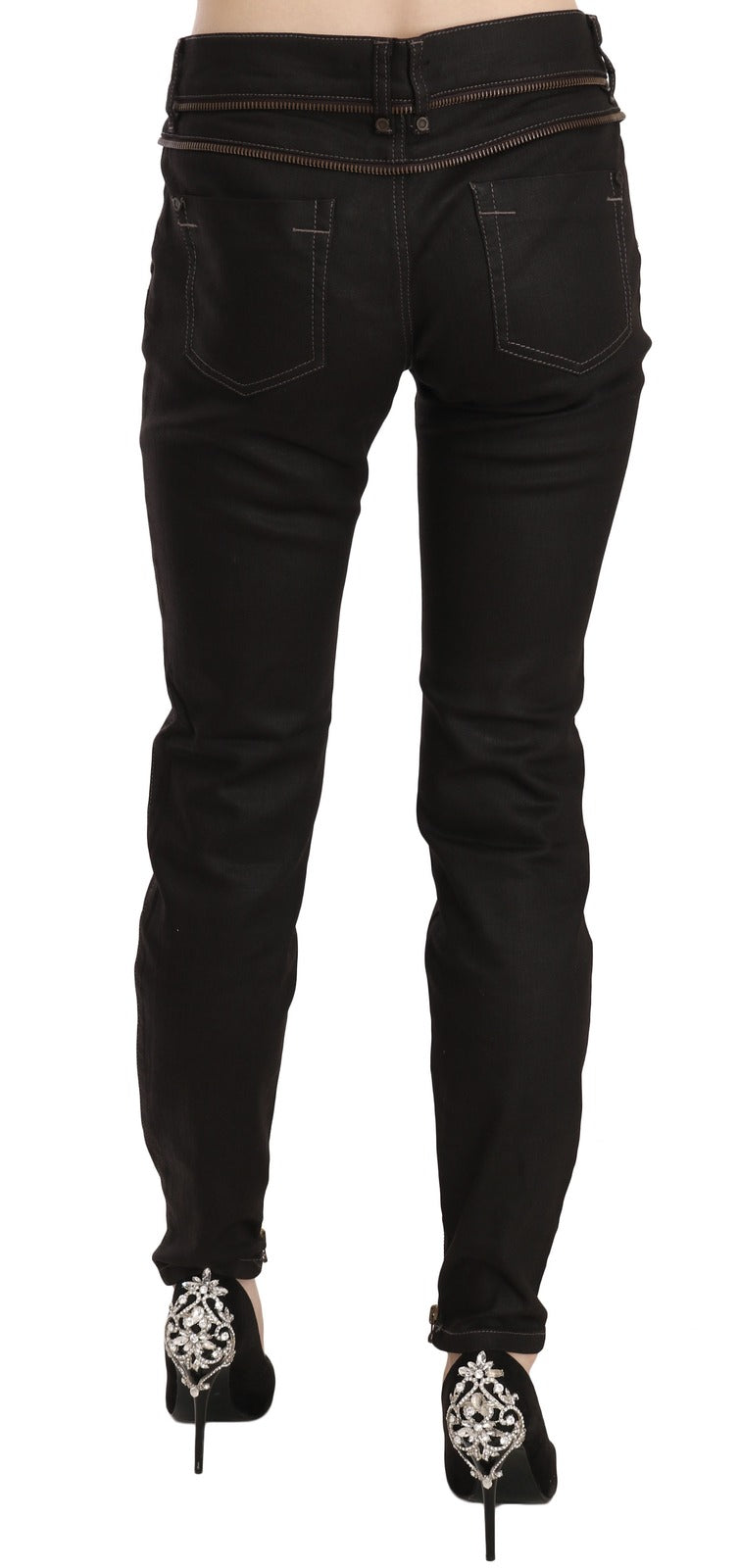 John Galliano Black Skinny Jeans for Women additional view